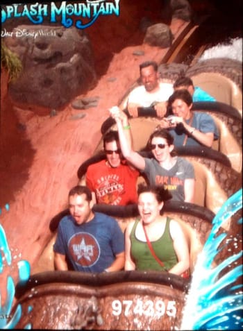 Ironically we got all of the ride photos except this one, which makes me a little sad. Ben even says this is the one where it looks like I have a "fun scream." 